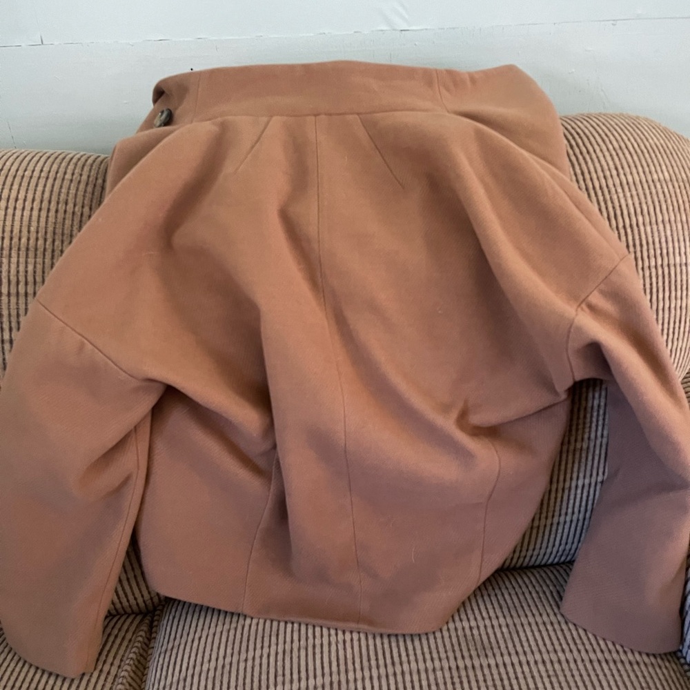 Anthropologie camel brown Sascha asymmetrical jacket - Picture 7 of 7